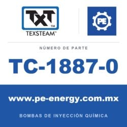 Texsteam TC-1887-0 - Texsteam TC 1887-0 - Cabezal de Bomba para Bomba de Inyección Química