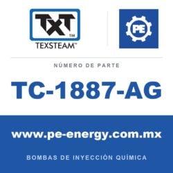 Texsteam TC-1887-AG - Texsteam TC 1887-AG - Cabezal de Bomba para Bomba de Inyección Química