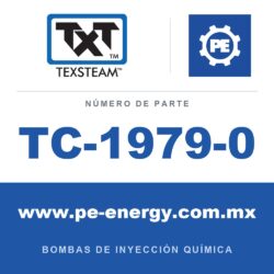 Texsteam TC-1979-0 - Texsteam TC 1979-0 - Cabezal de Bomba para Bomba de Inyección Química