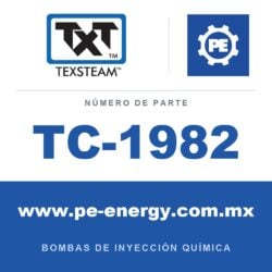 Texsteam TC-1982 - Texsteam TC 1982 - Componente de Ensamble de Bomba