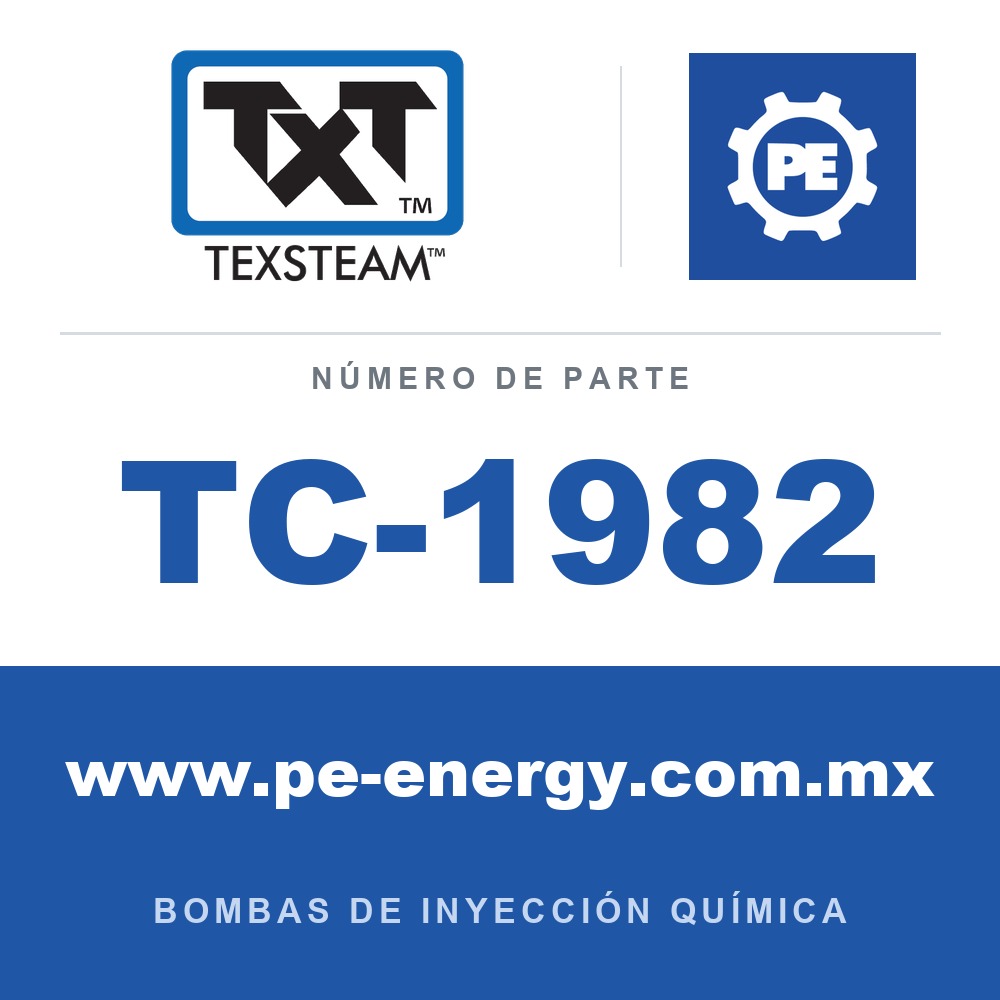 Texsteam TC-1982 - Texsteam TC 1982 - Componente de Ensamble de Bomba
