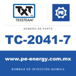Texsteam TC-2041-7 - Texsteam TC 2041-7 - Cabezal de Bomba para Bomba de Inyección Química