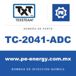 Texsteam TC-2041-ADC - Texsteam TC 2041-ADC - Cabezal de Bomba para Bomba de Inyección Química