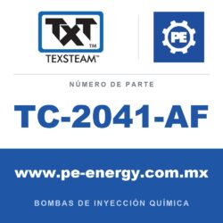 Texsteam TC-2041-AF - Texsteam TC 2041-AF - Cabezal de Bomba para Bomba de Inyección Química