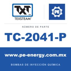 Texsteam TC-2041-P - Texsteam TC 2041-P - Cabezal de Bomba para Bomba de Inyección Química