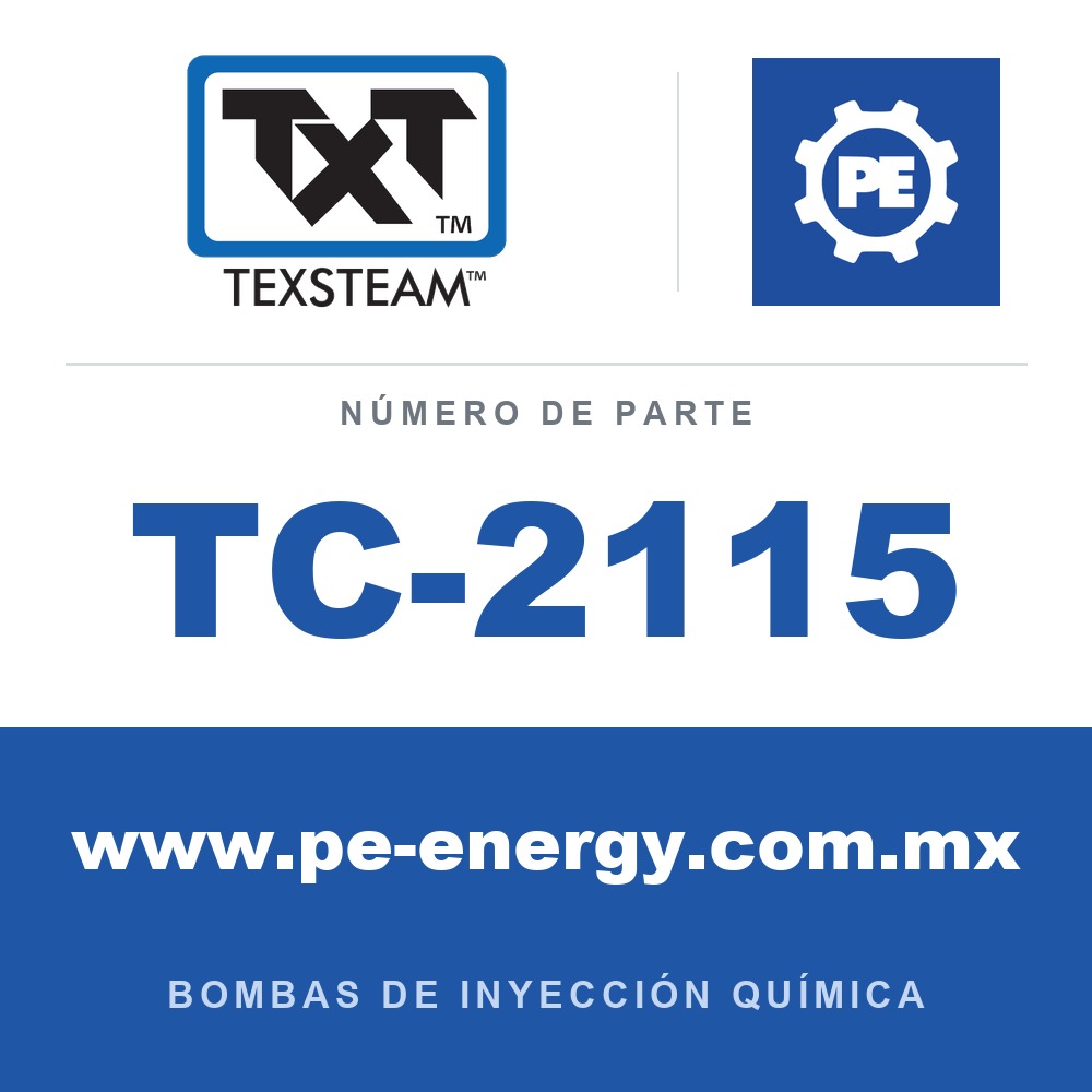 Texsteam TC-2115 - Texsteam TC 2115 - Componente de Ensamble de Bomba