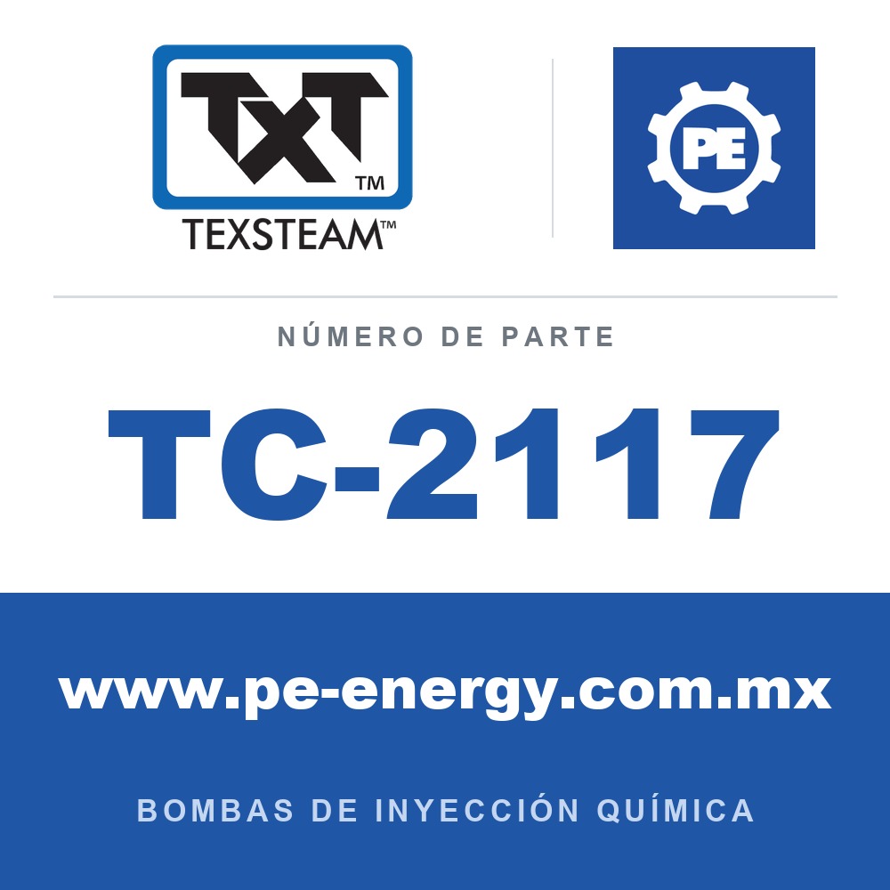 Texsteam TC-2117 - Texsteam TC 2117 - Componente de Ensamble de Bomba