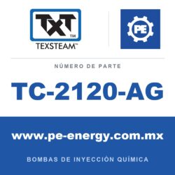 Texsteam TC-2120-AG - Texsteam TC 2120-AG - Cabezal de Bomba para Bomba de Inyección Química