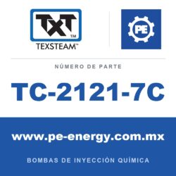 Texsteam TC-2121-7C - Texsteam TC 2121-7C - Cabezal de Bomba para Bomba de Inyección Química