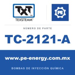 Texsteam TC-2121-A - Texsteam TC 2121-A - Cabezal de Bomba para Bomba de Inyección Química