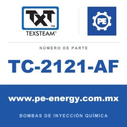 Texsteam TC-2121-AF - Texsteam TC 2121-AF - Cabezal de Bomba para Bomba de Inyección Química