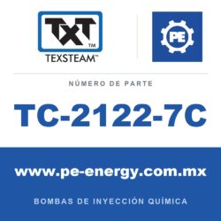Texsteam TC-2122-7C - Texsteam TC 2122-7C - Cabezal de Bomba para Bomba de Inyección Química