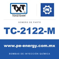 Texsteam TC-2122-M - Texsteam TC 2122-M - Cabezal de Bomba para Bomba de Inyección Química