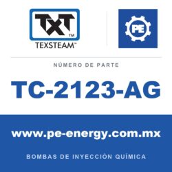 Texsteam TC-2123-AG - Texsteam TC 2123-AG - Cabezal de Bomba para Bomba de Inyección Química