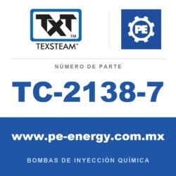 Texsteam TC-2138-7 - Texsteam TC 2138-7 - Cabezal de Bomba para Bomba de Inyección Química