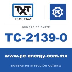 Texsteam TC-2139-0 - Texsteam TC 2139-0 - Cabezal de Bomba para Bomba de Inyección Química