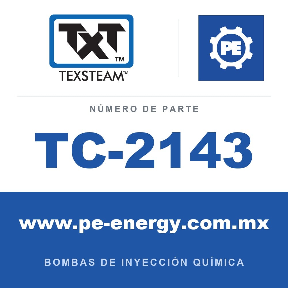 Texsteam TC-2143 - Texsteam TC 2143 - Componente de Ensamble de Bomba