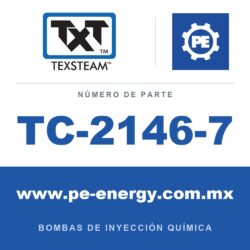 Texsteam TC-2146-7 - Texsteam TC 2146-7 - Cabezal de Bomba para Bomba de Inyección Química