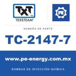Texsteam TC-2147-7 - Texsteam TC 2147-7 - Cabezal de Bomba para Bomba de Inyección Química