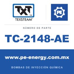 Texsteam TC-2148-AE - Texsteam TC 2148-AE - Cabezal de Bomba para Bomba de Inyección Química
