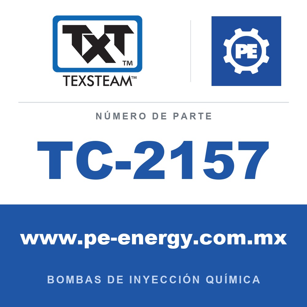 Texsteam TC-2157 - Texsteam TC 2157 - Componente de Ensamble de Bomba