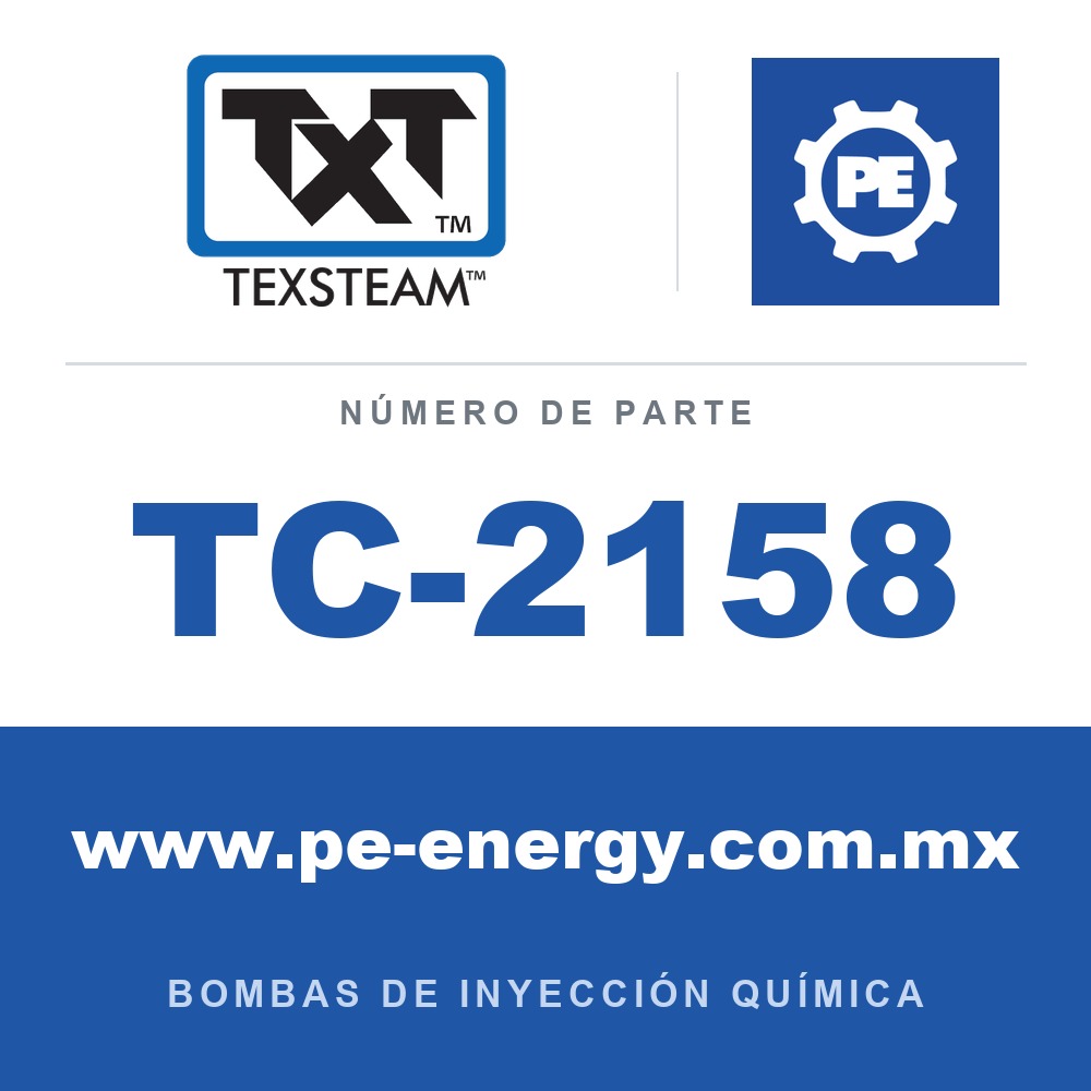 Texsteam TC-2158 - Texsteam TC 2158 - Componente de Ensamble de Bomba