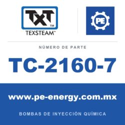 Texsteam TC-2160-7 - Texsteam TC 2160-7 - Cabezal de Bomba para Bomba de Inyección Química