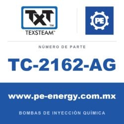 Texsteam TC-2162-AG - Texsteam TC 2162-AG - Cabezal de Bomba para Bomba de Inyección Química