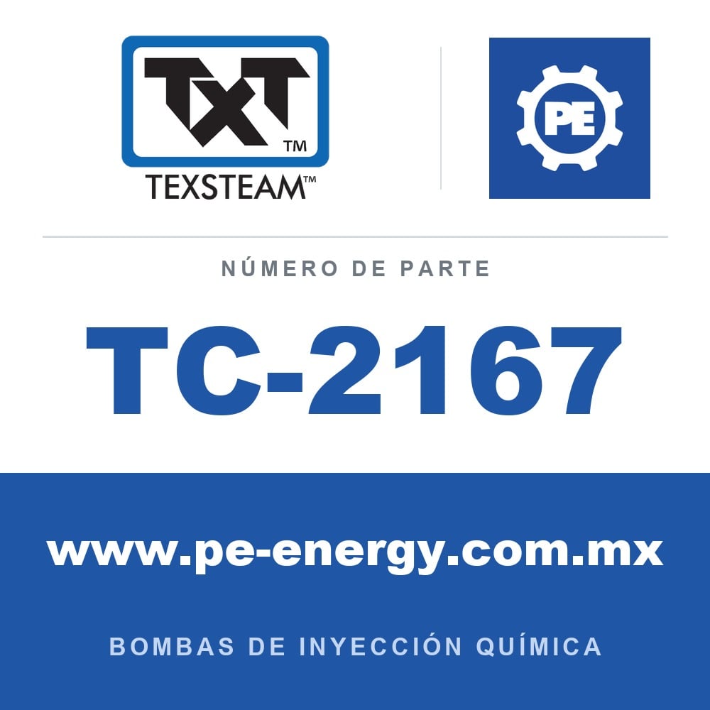 Texsteam TC-2167 - Texsteam TC 2167 - Componente de Ensamble de Bomba