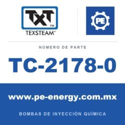 Texsteam TC-2178-0 - Texsteam TC 2178-0 - Cabezal de Bomba para Bomba de Inyección Química