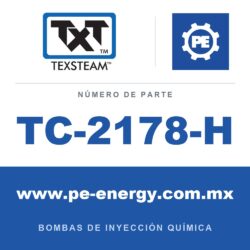 Texsteam TC-2178-H - Texsteam TC 2178-H - Cabezal de Bomba para Bomba de Inyección Química