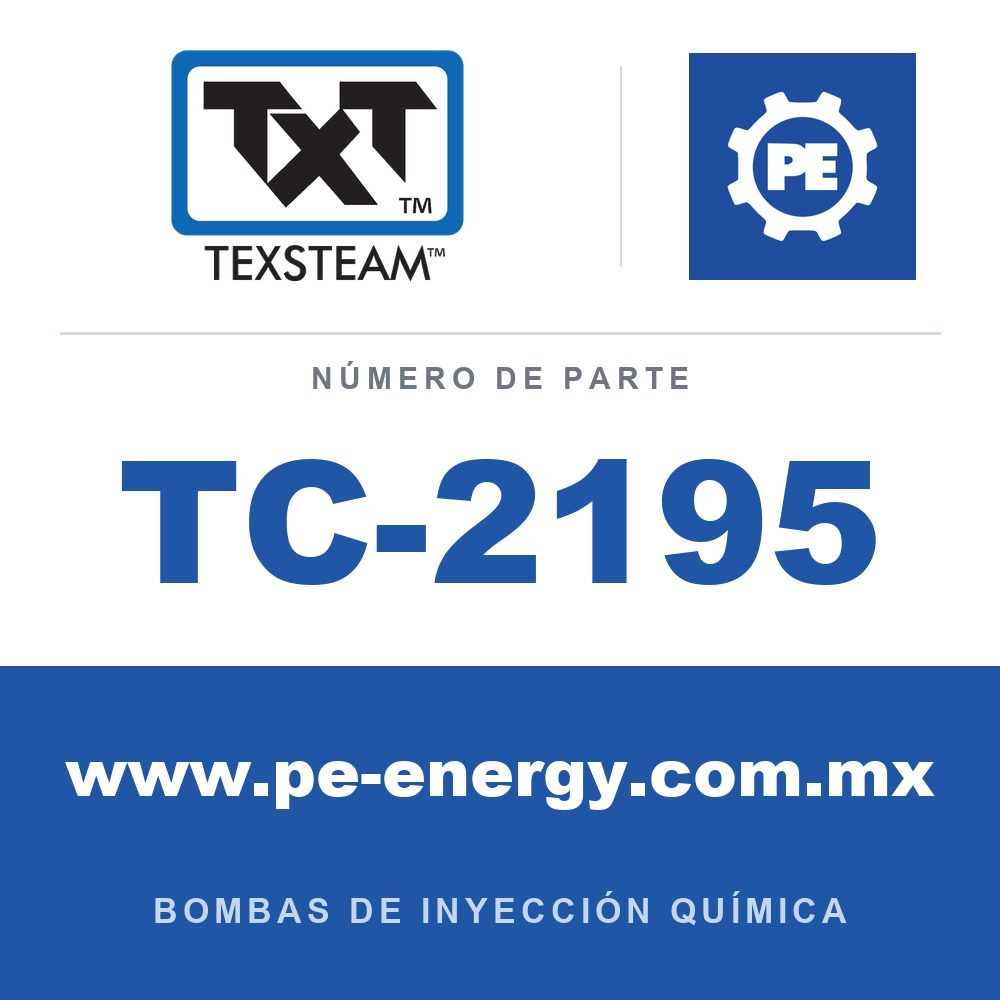 Texsteam TC-2195 - Texsteam TC 2195 - Componente de Ensamble de Bomba