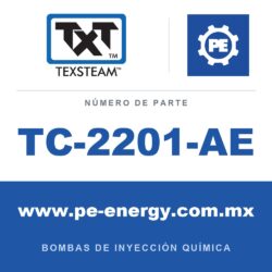 Texsteam TC-2201-AE - Texsteam TC 2201-AE - Cabezal de Bomba para Bomba de Inyección Química