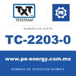 Texsteam TC-2203-0 - Texsteam TC 2203-0 - Cabezal de Bomba para Bomba de Inyección Química