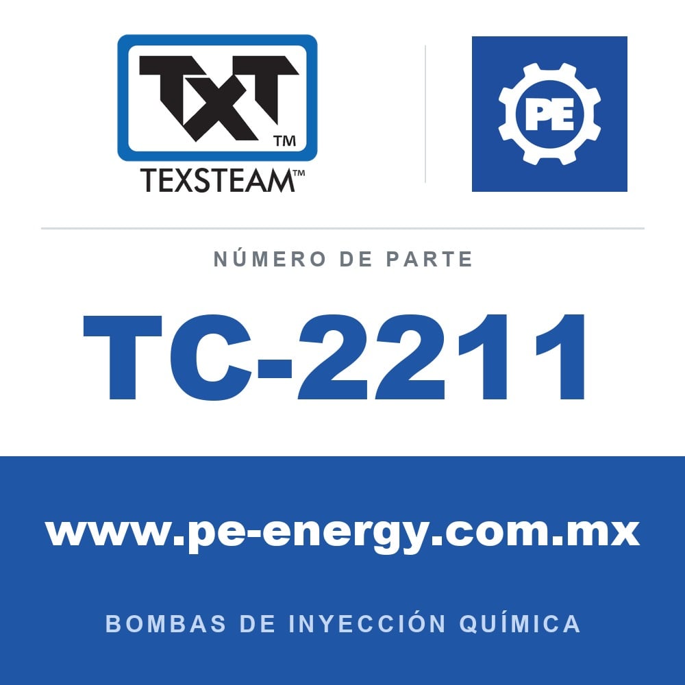 Texsteam TC-2211 - Texsteam TC 2211 - Componente de Ensamble de Bomba