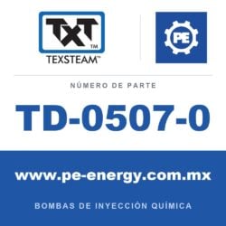 Texsteam TD-0507-0 - Texsteam TD 0507-0 - Componente de Émbolo para Bomba de Inyección Química