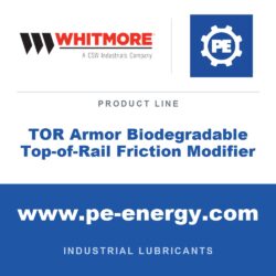 Whitmore R2006307 Modificador de fricción biodegradable para la parte superior del riel TOR Armor - Contenedor