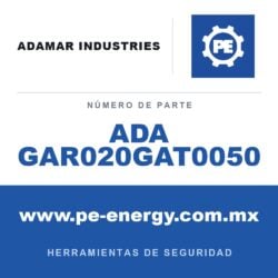 ADAMAR Industries ADA GAR020GAT0050 - ADAMAR GAR020GAT0050 Herramienta de seguridad manual GAR, 20" con mordaza de 1/2"
