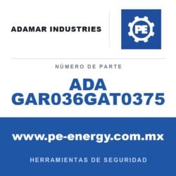 ADAMAR Industries ADA GAR036GAT0375 - ADAMAR GAR036GAT0375 Herramienta de seguridad manual, 36" con mordaza de 3/8"