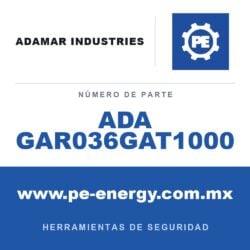 ADAMAR Industries ADA GAR036GAT1000 - ADAMAR GAR036GAT1000 Herramienta de seguridad manual GAR, 36" con mordaza de 1"