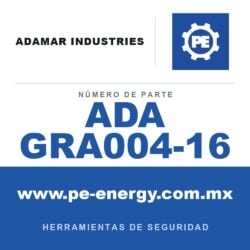 ADAMAR Industries ADA GRA004-16 - ADAMAR GRA004-16 Herramienta de seguridad manual Grappler 4, gancho doble/borde plano 16"