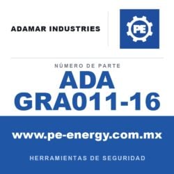 ADAMAR Industries ADA GRA011-16 - ADAMAR GRA011-16 Grappler 11, herramienta de seguridad manual de gancho "L" 16"