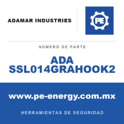 ADAMAR Industries ADA SSL014GRAHOOK2 - ADAMAR SSL014GRAHOOK2 Herramienta de seguridad manual Sling-Stik Lite 14" + accesorio GRAHOOK2