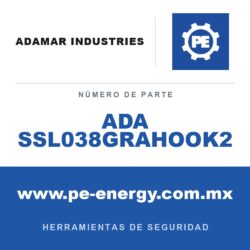 ADAMAR Industries ADA SSL038GRAHOOK2 - ADAMAR SSL038GRAHOOK2 Herramienta de seguridad manual Sling-Stik Lite 38"+ accesorio GRAHOOK2