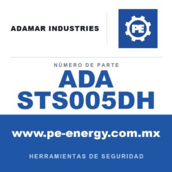 ADAMAR Industries ADA STS005DH - ADAMAR STS005DH Safe-T-Stik SR, línea de vida magnética de alcance corto de 2.5' con mango en D