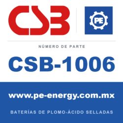 CSB Battery CSB-1006 - CSB-1006 Paquete de baterías de repuesto, reemplaza a RBC11, 4 x GP12170 12V 17Ah