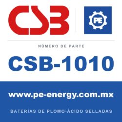 CSB Battery CSB-1010 - CSB-1010 Paquete de baterías de repuesto, reemplaza RBC53, 3 x HR1234WF2 12V 9Ah