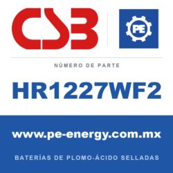 CSB Battery HR1227WF2 - CSB HR1227WF2 Batería de plomo-ácido sellada 12V 6.5Ah