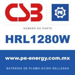 CSB Battery HRL1280W - CSB HRL1280W Batería de plomo-ácido sellada 12V 20Ah