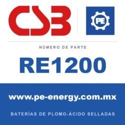 CSB Battery RE1200 - CSB RE1200 Celda de batería VRLA 2V 1200Ah